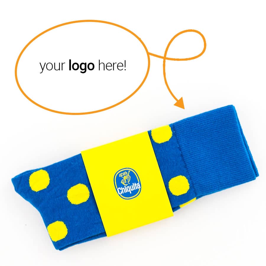 Design Your Brand Packaging Custom Top & Middle Wraps For Socks