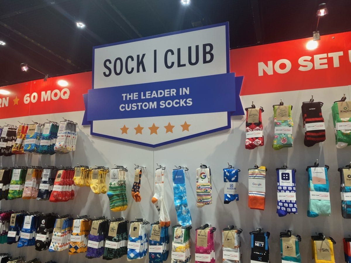 ASI Chicago 2021 Trends and Takeaways 1 Sock Club Booth ASI Chicago
